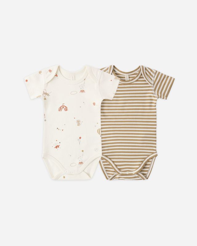 Carnival + Honey Stripe Bodysuit 2pk