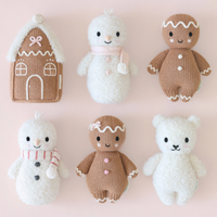 Blush Baby Snowman Knitted Doll
