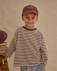 Brown Stripe Camden Tee