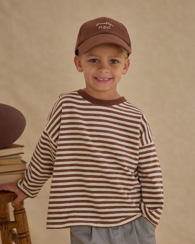 Brown Stripe Camden Tee