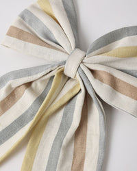 Valencia Stripe Oversized Bow