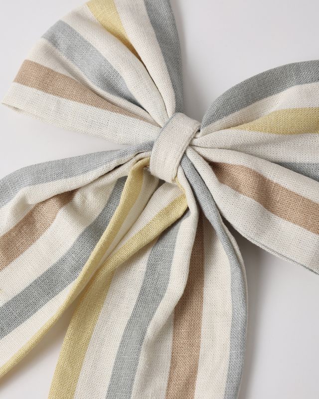 Valencia Stripe Oversized Bow