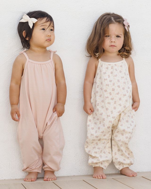 Flower Field Smocked Jumpsuit