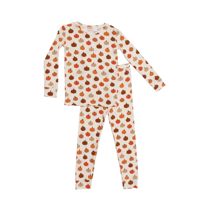 Big Pumpkins Small Ribbed Pajama Set