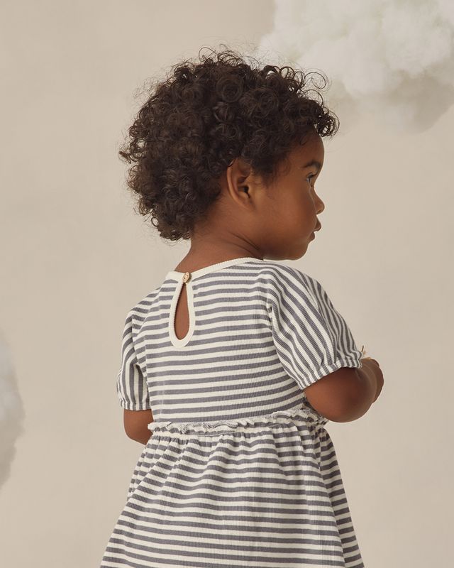 Ocean Stripe Annie Dress