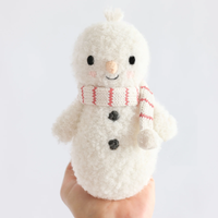 Candy Cane Baby Snowman