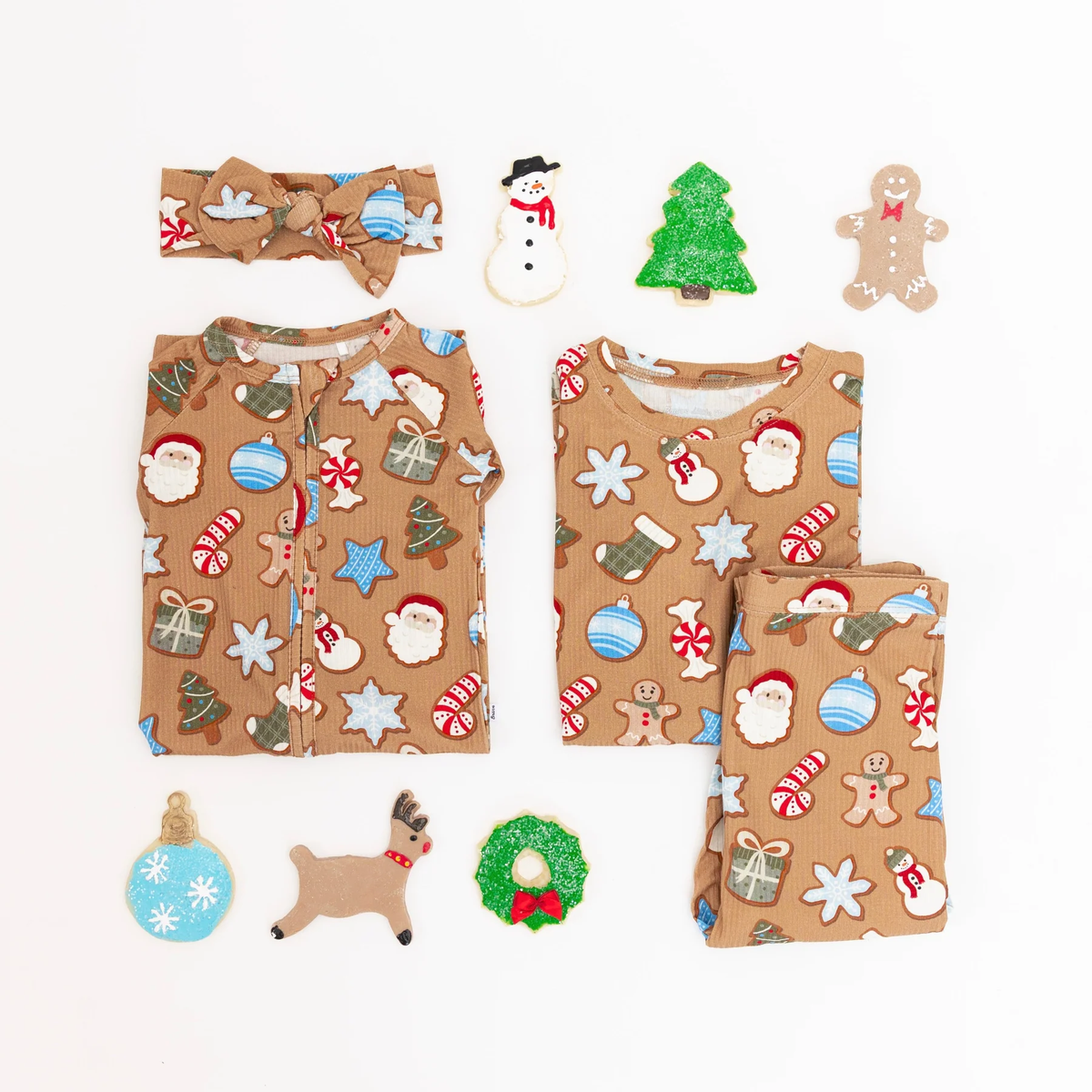 Sugar Cookies Bamboo Zip Romper