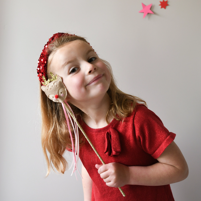 Red Sequin Headband