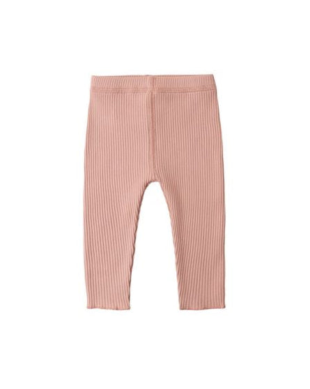 Pink Ribbed Legging