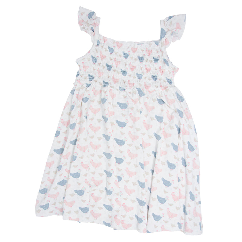 Happy Hens Smocked Dress