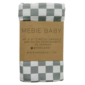 Green Checkered Bamboo Swaddle