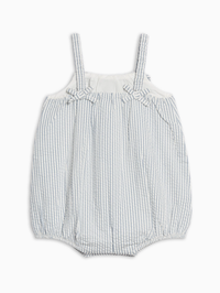 Shore Stripe Rosalie Seersucker Bubble Romper