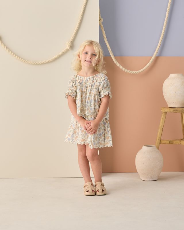 Bloom Smocked Mini Skirt