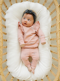 Pink Ribbon Ruffle Ruffle Set