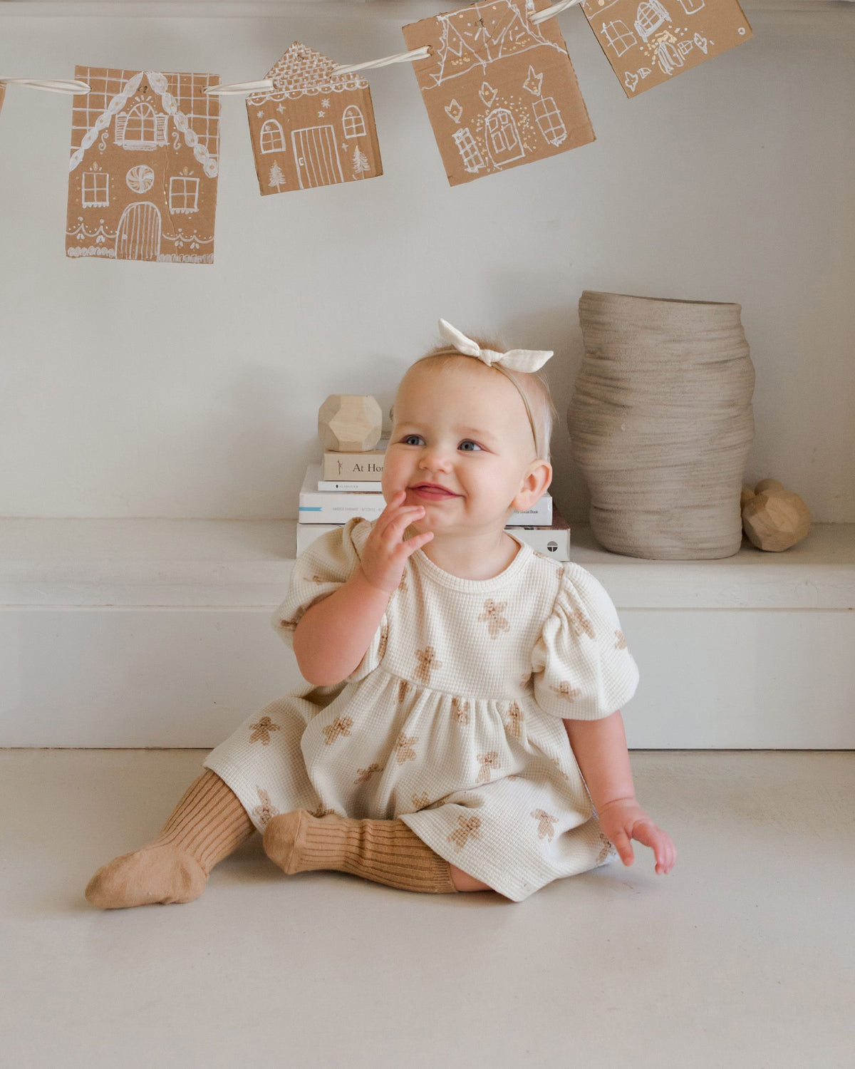 Gingerbread Babydoll Dress