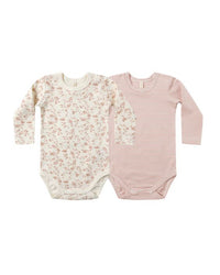 Garden + Rose Bodysuits 2pk