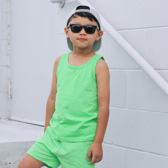 Electric Green Elevated Tank Top