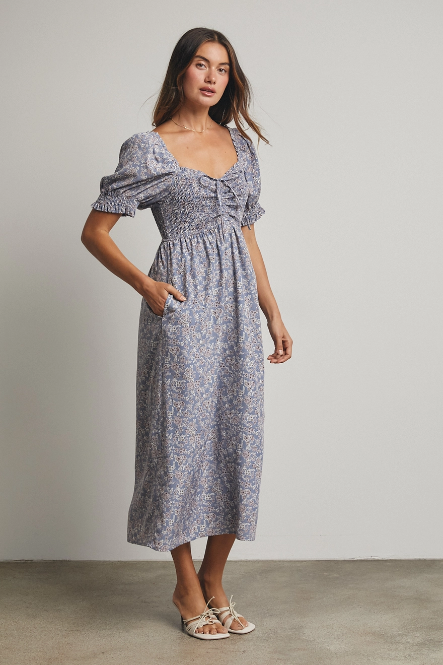 Women's Floral Midi Dress