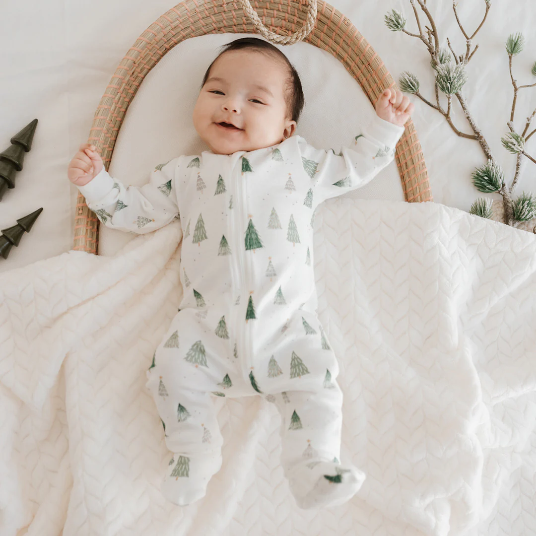 Holiday Trees Footed Sleeper