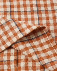 Poppy Gingham Lapel Collar Shirt