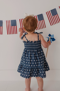 American Stars Tiered Mini Dress