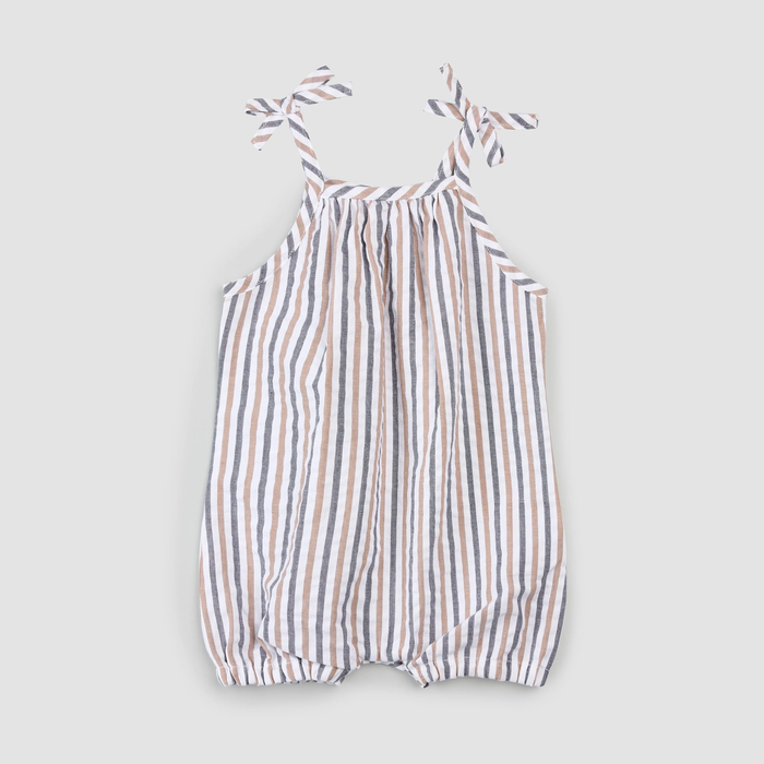 Striped Seersucker Jumpsuit