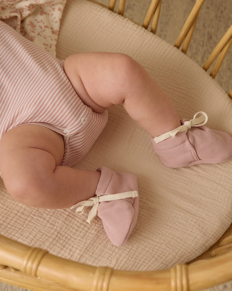 Rose Baby Booties