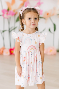 Over the Rainbow Flutter Twirl Dress