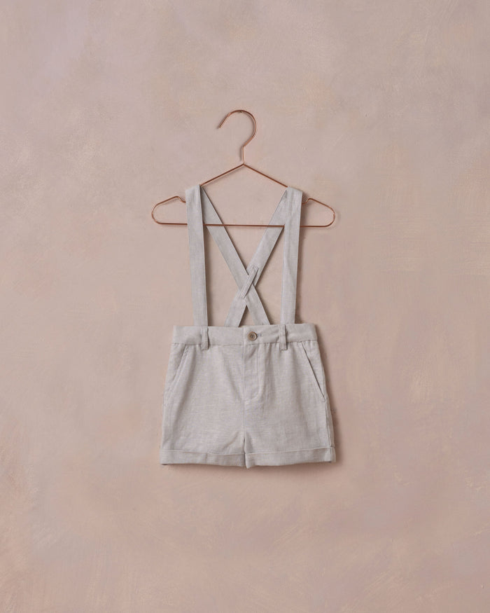 Powder Blue Suspender Short