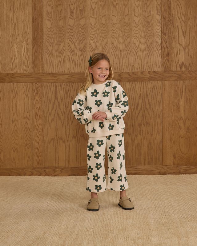 Daisy Wide Leg Sweatpant