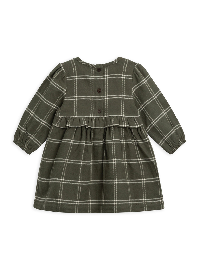 Cypress Plaid Ruffle Dress