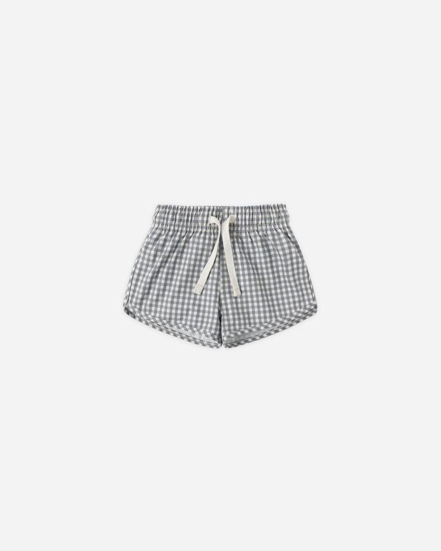 Ocean Gingham Swim Short