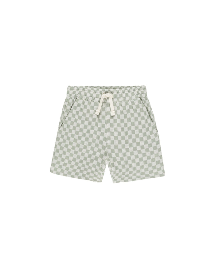 Sage Check Bermuda Short