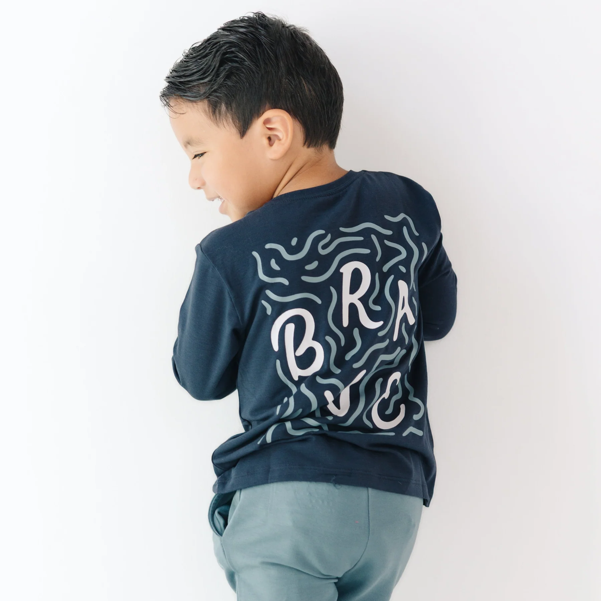 Brave Squiggles Long Sleeve Shirt