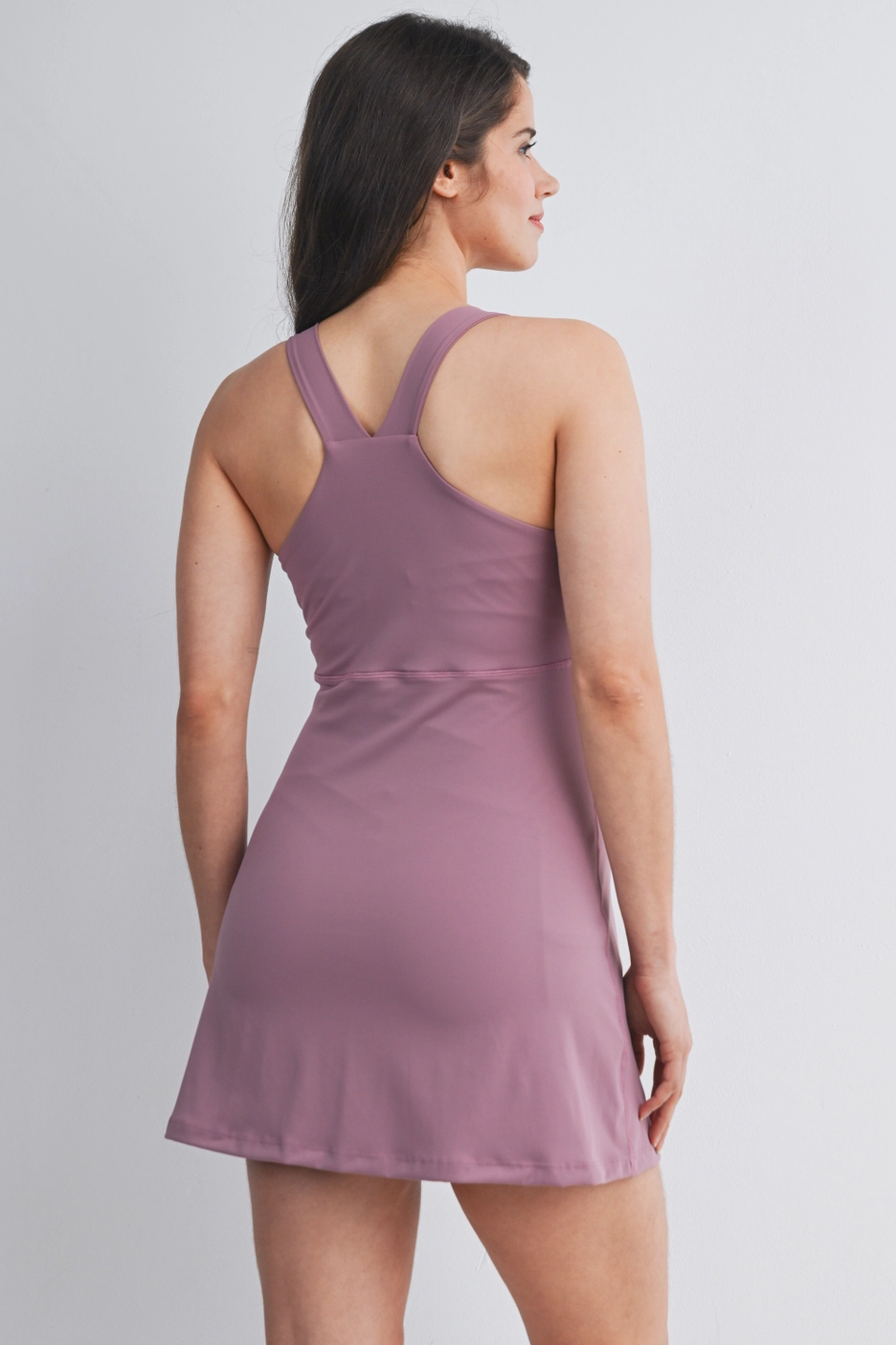 Mauve Maternity Tennis Dress