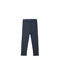 Navy Knit Legging