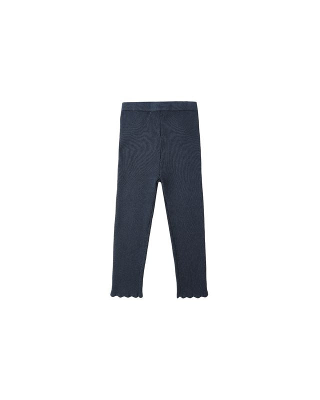 Navy Knit Legging