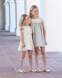 Eucalyptus Check Daisy Dress