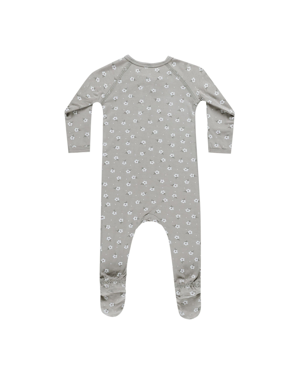 Blue Ditsy Bamboo Pajama Sleeper