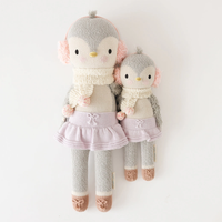 Skylar the Penguin Knitted Doll