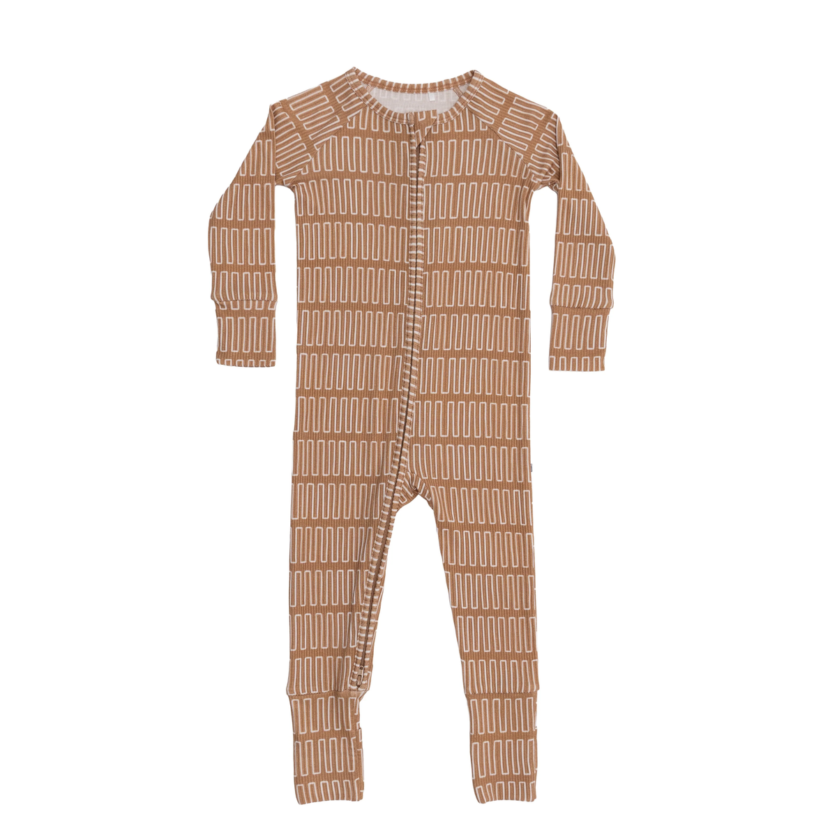 Neutral Lines Small Ribbed Zip Romper