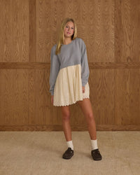 Tween Dusty Blue Sweatshirt Dress