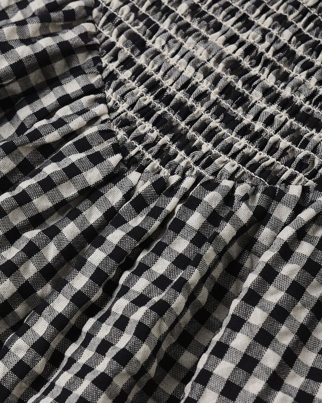 Black Check Louise Dress