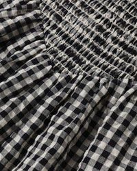 Black Check Louise Dress