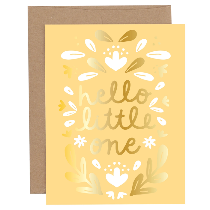 Hello Little One Greeting Card