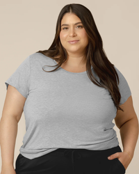 Heather Grey Everyday Maternity & Nursing T-shirt