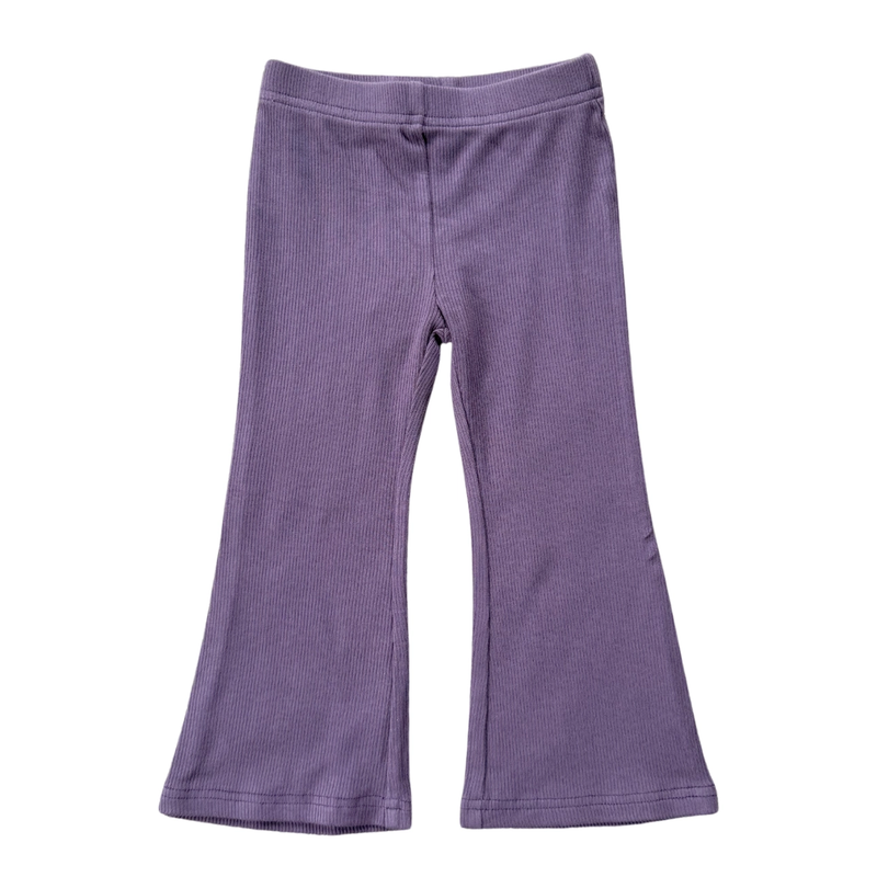 Plum Bamboo Flare Pants