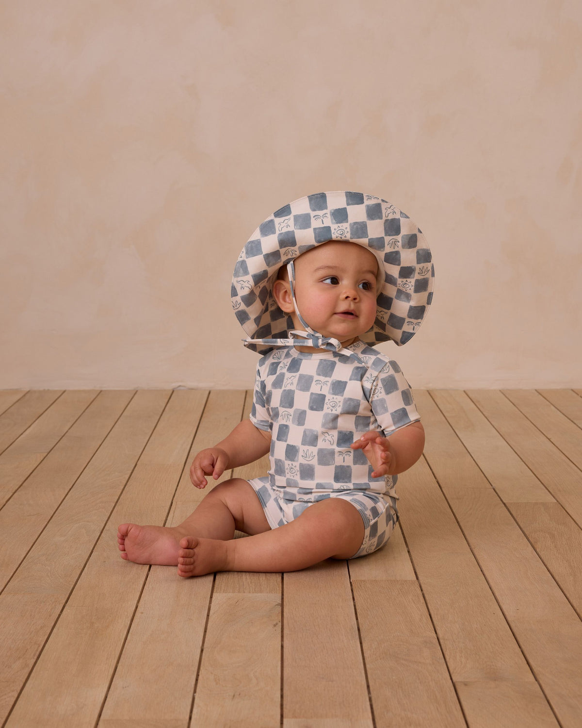 Coastal Checker Swim Hat