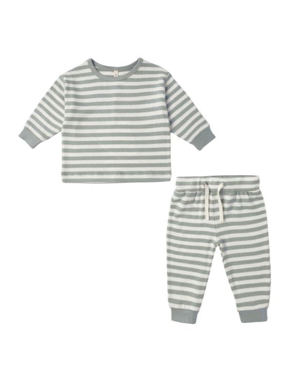 Blue Stripe Cozy Set