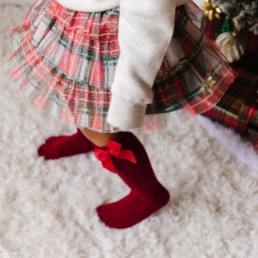 Holiday Plaid Tutu Skirt